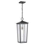 Marquis 9'' Wide 1-Light Outdoor Pendant - Matte Black
