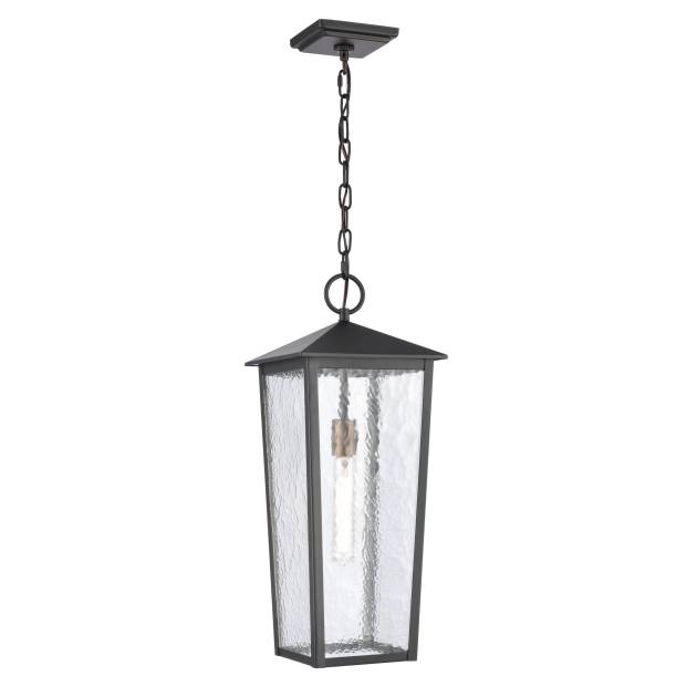 Marquis 9'' Wide 1-Light Outdoor Pendant - Matte Black