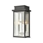 Braddock 17'' High 2-Light Outdoor Sconce - Architectural Bronze