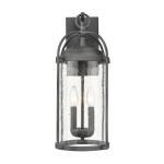 Catalonia 19'' High 2-Light Outdoor Sconce - Distressed Zinc