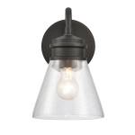 Dovas 11.5'' High 1-Light Outdoor Sconce - Textured Black