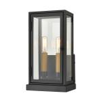 Foundation 13'' High 2-Light Outdoor Sconce - Matte Black
