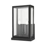 Foundation 15'' High 2-Light Outdoor Sconce - Matte Black