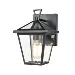 Main Street 10'' High 1-Light Outdoor Sconce - Black