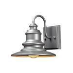 Marina 8'' High 1-Light Outdoor Sconce - Matte Silver