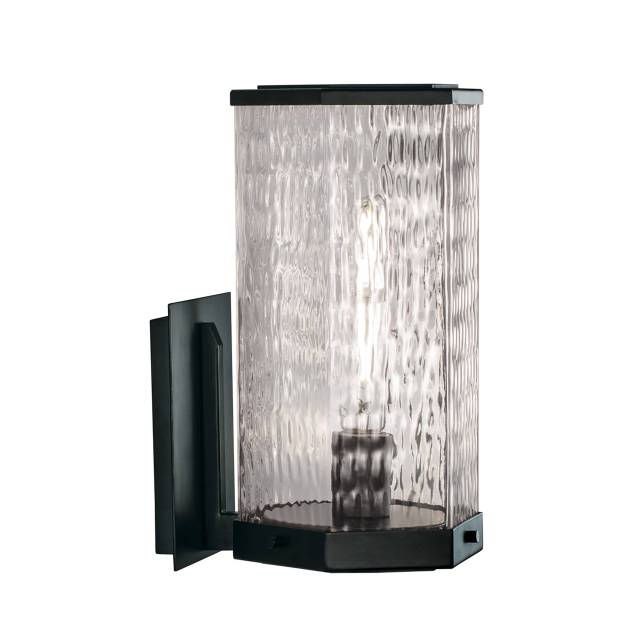 Polygon 12.63'' High 1-Light Outdoor Sconce - Matte Black
