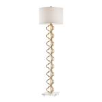 Castile 62'' High 1-Light Floor Lamp - Painted Gold