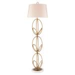 Morely 63'' High 1-Light Floor Lamp - Painted Gold