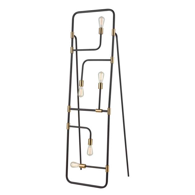 Think Tank 64'' High 5-Light Floor Lamp - Black