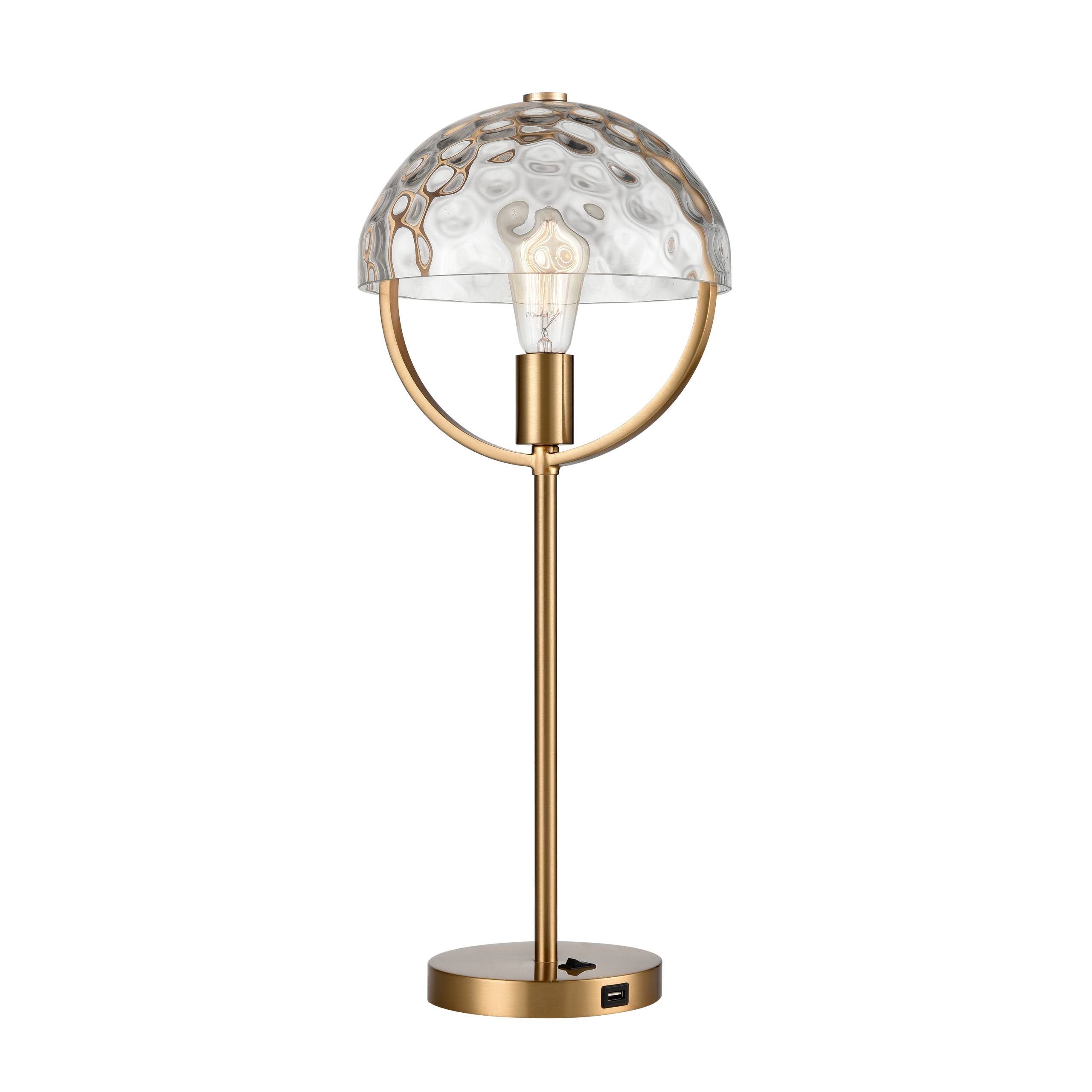 Parsons Avenue 24'' High 1-Light Desk Lamp - Aged Brass