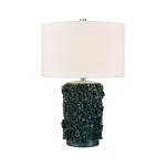 Larkin 25'' High 1-Light Table Lamp - Green Glazed