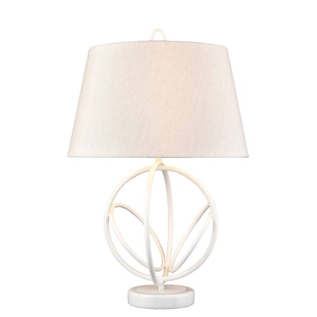 Morely 26'' High 1-Light Table Lamp - Matte White