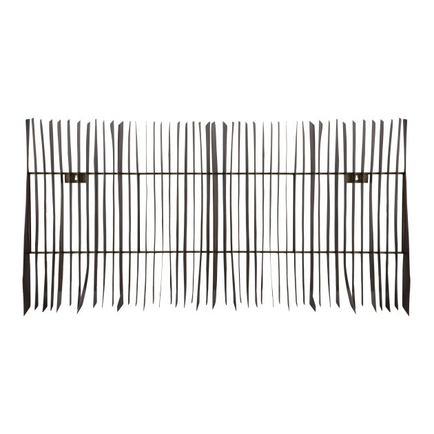 Ridge Dimensional Wall Art - Brass