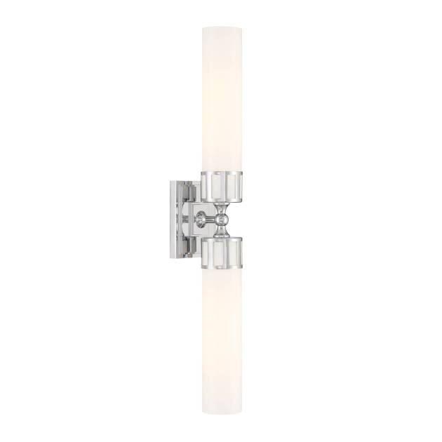 Astor 24.5'' Wide 2-Light Sconce - Chrome