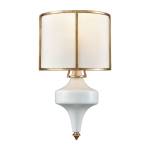 Ceramique 15'' High 1-Light Sconce - Antique Gold Leaf