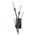 Freeform 26'' High 4-Light Sconce - Dark Graphite