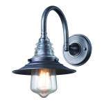Insulator Glass 14'' High 1-Light Sconce - Weathered Zinc