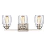 Calistoga 22'' Wide 3-Light Vanity Light - Brushed Nickel