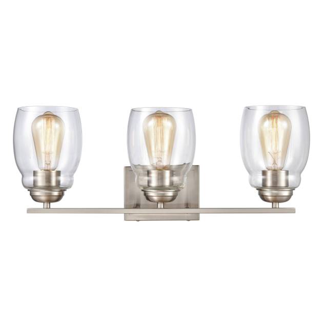 Calistoga 22'' Wide 3-Light Vanity Light - Brushed Nickel