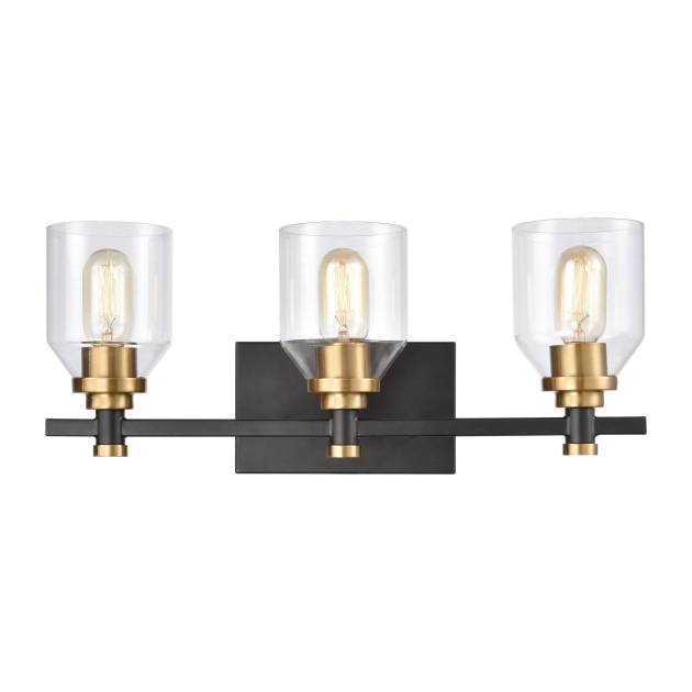 Cambria 20'' Wide 3-Light Vanity Light - Matte Black