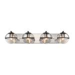 Davenay 31'' Wide 4-Light Vanity Light - Satin Nickel