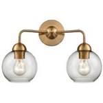 Bronson 10.75'' Wide 2-Light Vanity - Gold