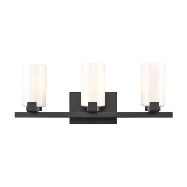 Dressler 22'' Wide 3-Light Vanity Light - Matte Black