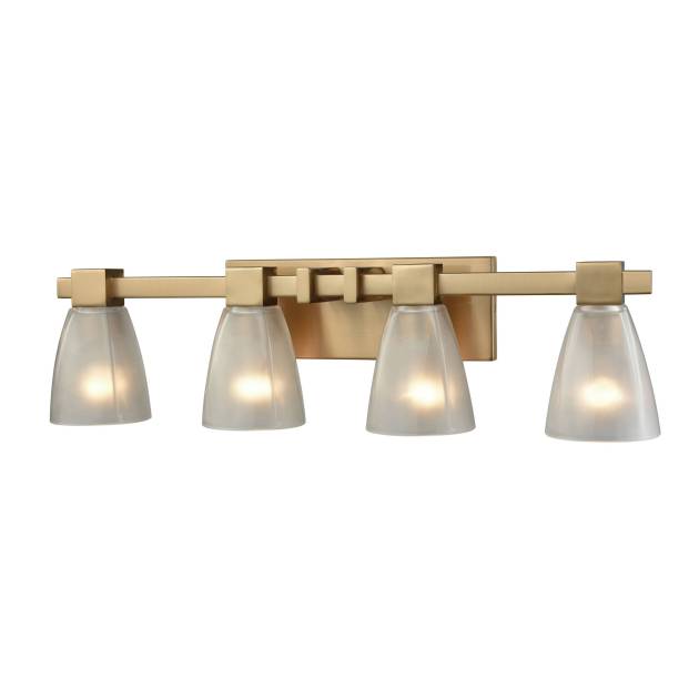 Ensley 28'' Wide 4-Light Vanity Light - Satin Brass