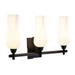 Fleur 25.25'' Wide 3-Light Vanity Light - Matte Black