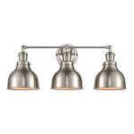 Haralson 24'' Wide 3-Light Vanity Light - Satin Nickel