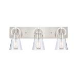 Harnell 23" Wide 3-Light Vanity Light - Brushed Nickel