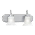 Homestead 18'' Wide 2-Light Vanity Light - Brushed Nickel