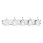 Homestead 36'' Wide 5-Light Vanity Light - Chrome