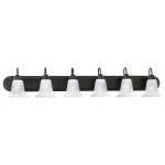 Homestead 48'' Wide 6-Light Vanity Light - Painted Bronze