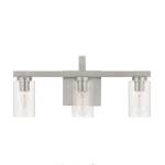 Melina 22'' Wide 3-Light Vanity Light - Brushed Nickel