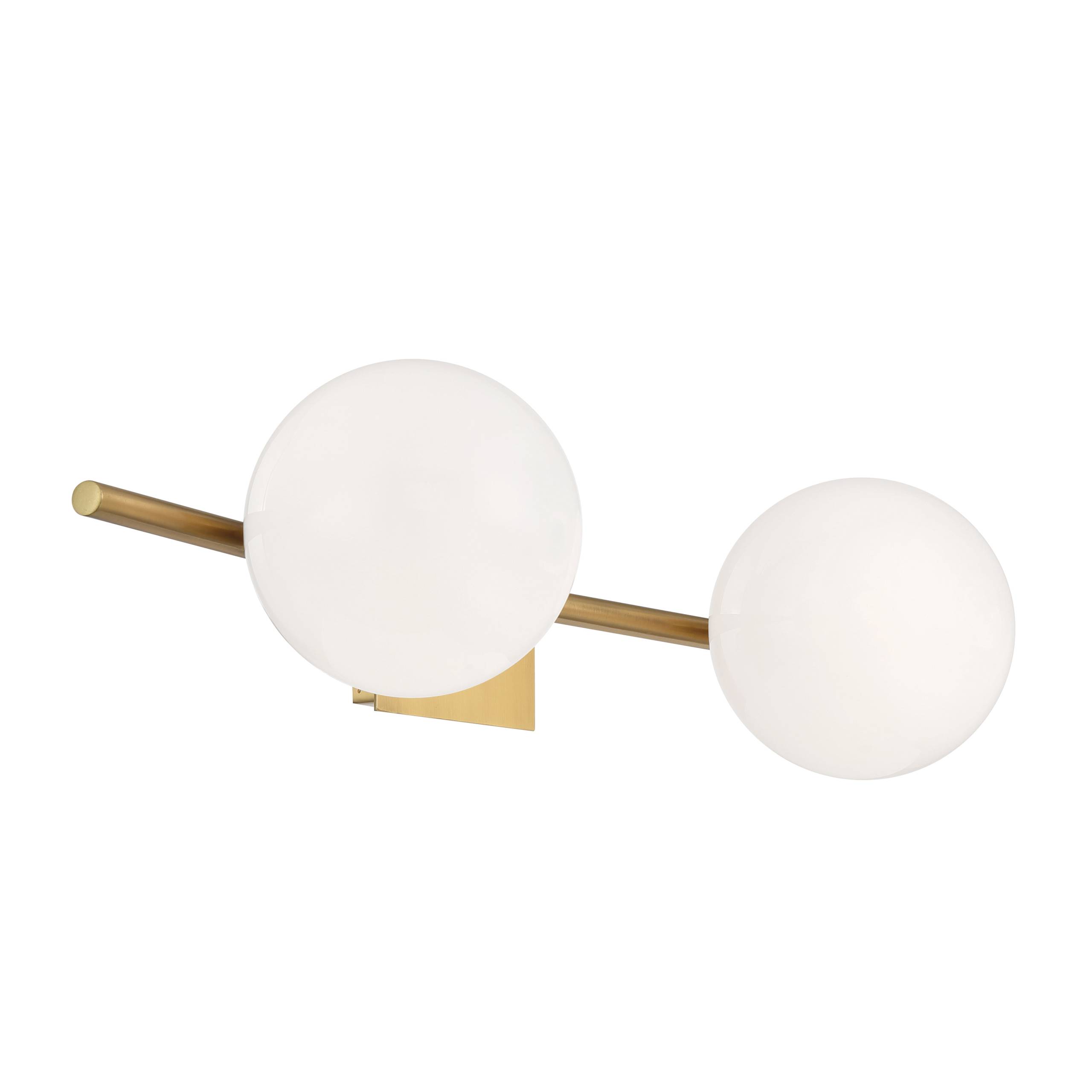 Perch 24'' Wide 2-Light Vanity Light - Satin Brass