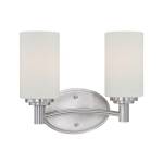 Pittman 12'' Wide 2-Light Vanity Light - Brushed Nickel