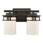 Ravendale 12'' Wide 2-Light Vanity Light - Oil Rubbed Bronze