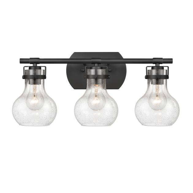 Salamanca 21'' Wide 3-Light Vanity Light - Matte Black