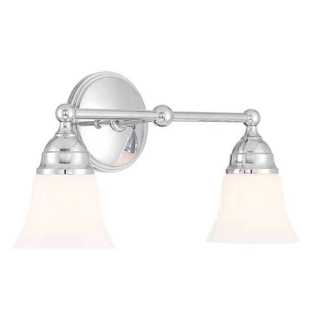 Sofia 16.5'' Wide 2-Light Vanity Light - Chrome