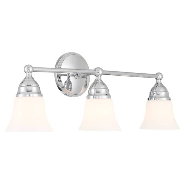 Sofia 24'' Wide 3-Light Vanity Light - Chrome
