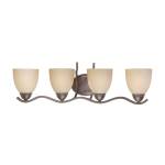 Triton 29'' Wide 4-Light Wall Lamp - Sable Bronze