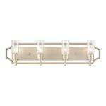 Cheswick 33'' Wide 4-Light Vanity Light - Aged Silver