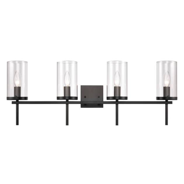 Oakland 32.5'' Wide 4-Light Vanity Light - Black