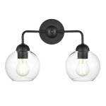 Astoria 15.75'' Wide 2-Light Vanity Light - Matte Black