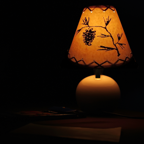 9"PINECONE CLIP-ON LAMP SHADE - Image 2