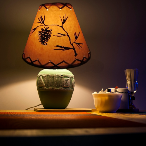 9"PINECONE CLIP-ON LAMP SHADE
